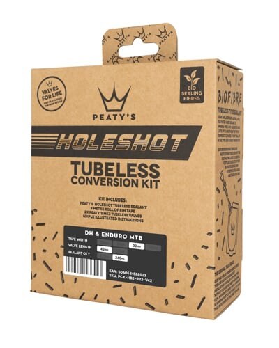 PEATY'S HOLESHOT ZESTAW DO KONWERSJI TUBELESS 32 MM (ENDURO / DH) (PCK-HB2-R32-V42-4)