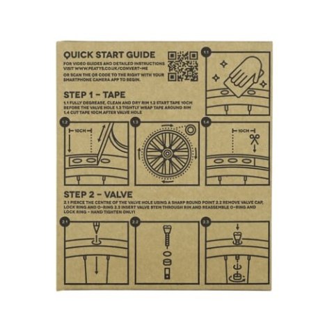 PEATY'S HOLESHOT ZESTAW DO KONWERSJI TUBELESS 37 MM (ENDURO / DH (WIDE)) (PCK-HB2-R37-V42-4)