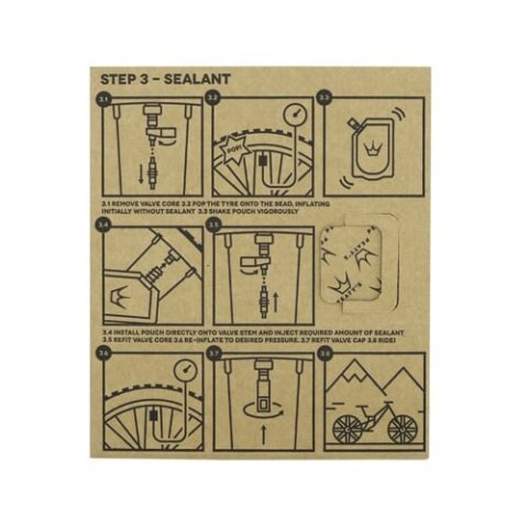 PEATY'S HOLESHOT ZESTAW DO KONWERSJI TUBELESS 37 MM (ENDURO / DH (WIDE)) (PCK-HB2-R37-V42-4)