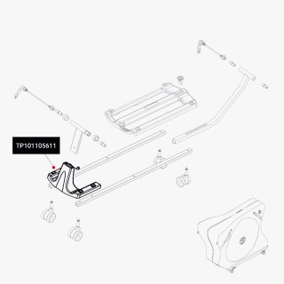 SCICON REAR BASE FRAME DEFENDER AEROCOMFORT