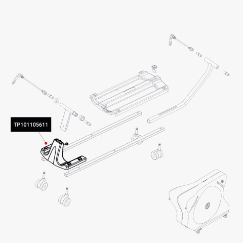 SCICON REAR BASE FRAME DEFENDER AEROCOMFORT