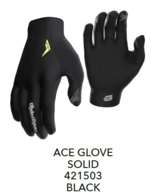 TLD GLOVES ACE BLACK (42150300)