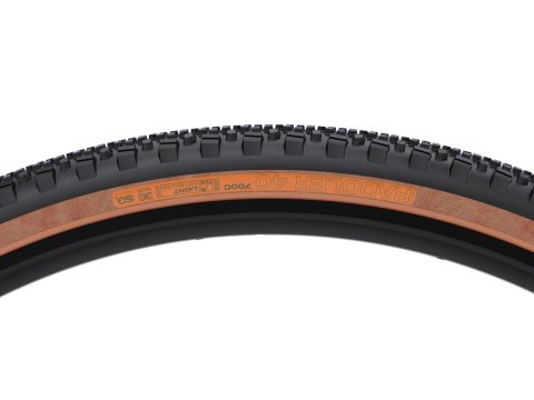 WTB tire Raddler 40 x 700 TCS Light/Fast Rolling 120tpi Dual DNA black-tan