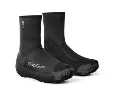 GripGrab Arctic 2 Waterproof Deep Winter Gravel Shoe Cover XXXL, black