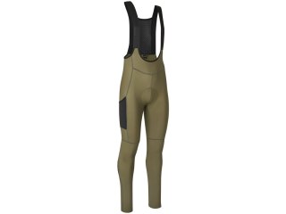 GripGrab PACR Thermal Bib Tights S, olive green