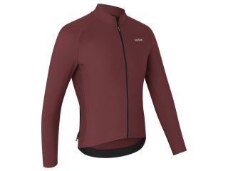GripGrab PACR Thermal Long Sleeve Jersey, S, dark red