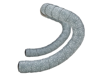 Owijka Supacaz Super Sticky Kush Gravel - Gun Metal + Ano Black Plugs