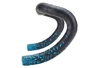 Owijka Supacaz Super Sticky Kush - Star Fade - Neon Blue + Ano Blue Plugs