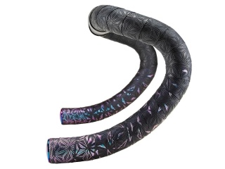 Owijka Supacaz Super Sticky Kush - Star Fade - Oil Slick + Oil Slick Plugs