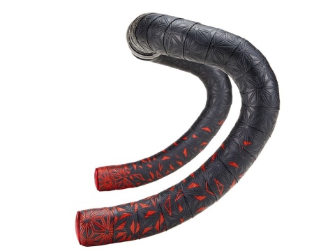 Owijka Supacaz Super Sticky Kush - Star Fade - Red + Ano Red Plugs