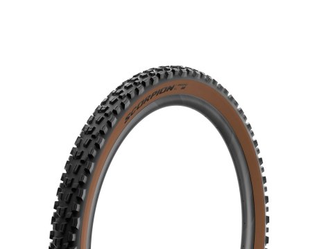 Pirelli Tire Scorpion Enduro M Classic, 29 x 2.4, HardWALL, 60 TPI SmartGRIP Gravity, tan-wall, TLR
