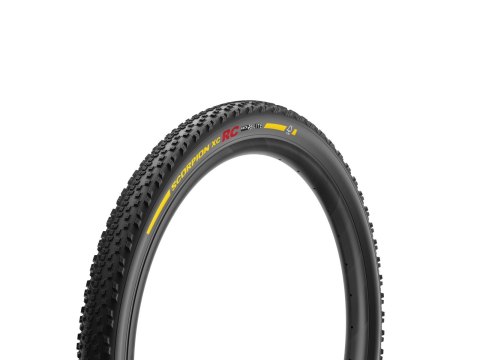 Pirelli Tire Scorpion Race XC RC Li Team Edition, 29 x 2.4, LITE 120 TPI, TLR, Race XC Compound, Yel