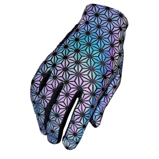 Rękawiczki Supacaz SupaG Clarino Gloves - Oil Slick Reflective (Long - L)