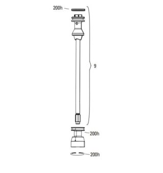 11.4018.111.015 - ROCKSHOX AIR SHAFT 27/29 DOM 38 DB 150
