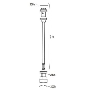 11.4018.111.042 - ROCKSHOX AIR SHAFT 27/29 DOM C1 38 DB 170