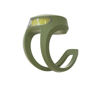 Lampa Knog Frog V3 przód zielony
