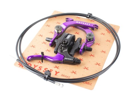Odyssey Brake, "EVO 2.5" U-Brake Evo 2.5, Medium and LinearSlic anodized purple