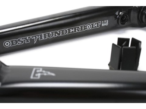 Odyssey Thunderbolt Crankset 160mm RHD, rust proof black