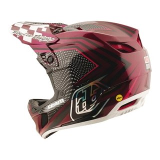 TLD KASK D4 CARBON TROY LEE DESIGNS X SRAM RADIOSCAPE BLK / BERRY (13995500)