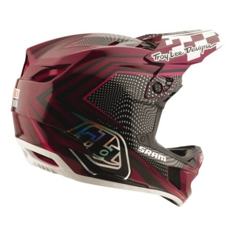 TLD KASK D4 CARBON TROY LEE DESIGNS X SRAM RADIOSCAPE BLK / BERRY (13995500)