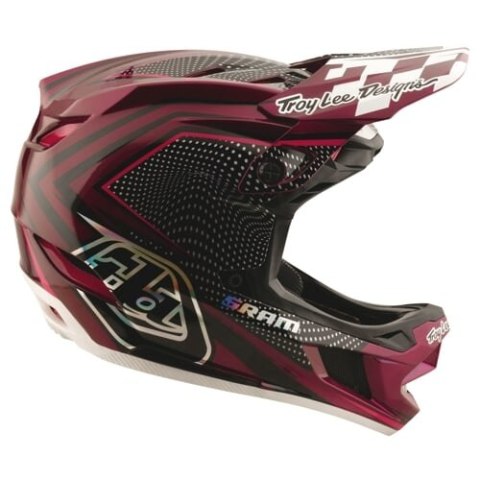 TLD KASK D4 CARBON TROY LEE DESIGNS X SRAM RADIOSCAPE BLK / BERRY (13995500)
