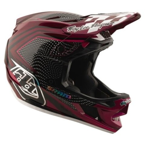 TLD KASK D4 CARBON TROY LEE DESIGNS X SRAM RADIOSCAPE BLK / BERRY (13995500)