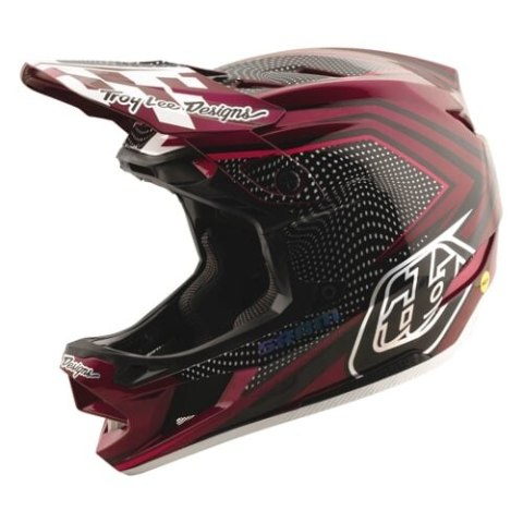 TLD KASK D4 CARBON TROY LEE DESIGNS X SRAM RADIOSCAPE BLK / BERRY (13995500)