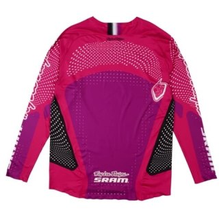 TLD KOSZULKA Z DŁUGIM RĘKAWEM SPRINT ULTRA TROY LEE DESIGNS X SRAM RADIOSCAPE FUSCHIA (35695500)