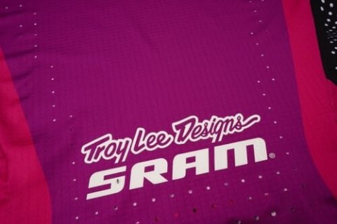 TLD KOSZULKA Z DŁUGIM RĘKAWEM SPRINT ULTRA TROY LEE DESIGNS X SRAM RADIOSCAPE FUSCHIA (35695500)