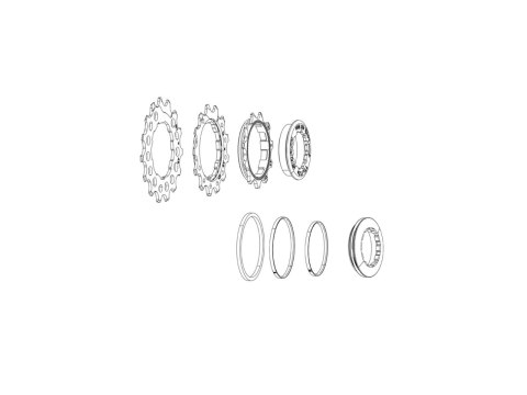 SRAM Kassettenritzel-Satz für PG-1231 11T, 12T, 13T inkl. Lockring