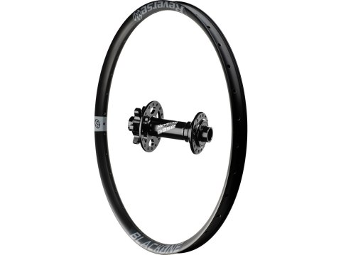 Black One front wheel, Base hub Grey 26", Boost 15x110 mm