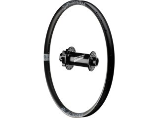 Black One front wheel, Base hub Grey 26", Super Boost 20x110 mm
