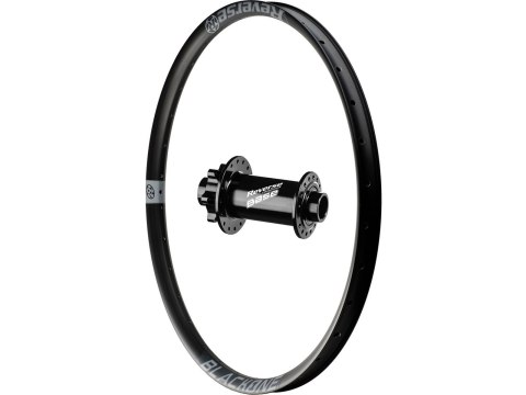 Black One front wheel, Base hub Grey 26", Super Boost 20x110 mm