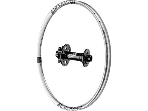 Black One front wheel, Base hub Silver 27.5", Boost 15x110 mm