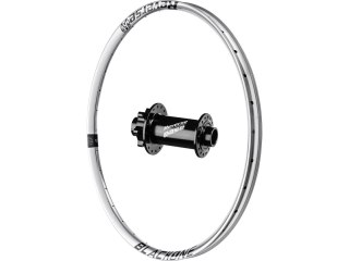 Black One front wheel, Base hub Silver 29", Super Boost 20x110 mm