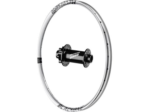 Black One front wheel, Base hub Silver 29", Super Boost 20x110 mm