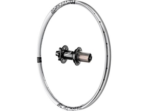 Black One rear wheel, Base hub, Shi Silver 27.5", 135x12 mm