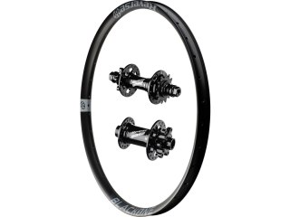 Black One wheelset singlespeed Black/Grey 26", VR Ø20mm Multi HR 135/10mm Sin