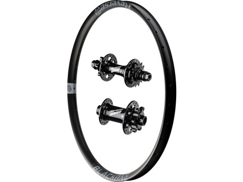 Black One wheelset singlespeed Black/Grey 26", VR Ø20mm Multi HR 135/10mm Sin