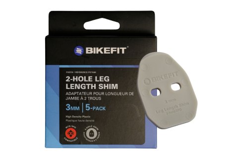 Podkładka Dystansowa BIKEFIT® 2-HOLE LEG LENGTH SHIM 3MM 5-PACK MTB/SPD