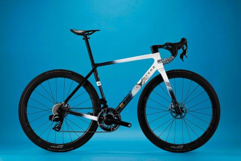 CHAPTER2 RIRA FRAMESET(DISC BRAKE), COL#01 WHITE FADE W/SWIRLS, LARGE