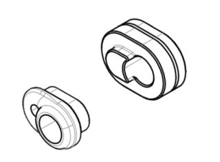 GT LTS THRU AXLE DROPOUT FLIP CHIP (K36161)
