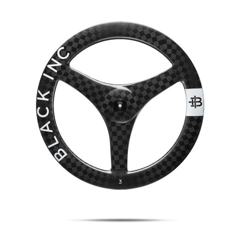 Koło przednie BLACK INC THREE CeramicSpeed bearings Clincher Disc Brake V113, Silver Label