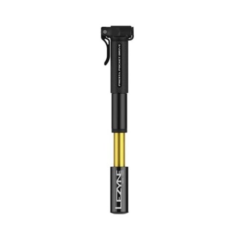 LEZYNE PUMP PRESTA POCKET DRIVE BLACK / GOLD (1-MP-PSTAPK-V104)