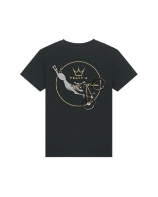 PEATY'S DĚTSKÉ TRIKO S KRÁTKÝM RUKÁVEM - SUPERDOG / BLACK (PKW-25-TEE-SUP-BLK)