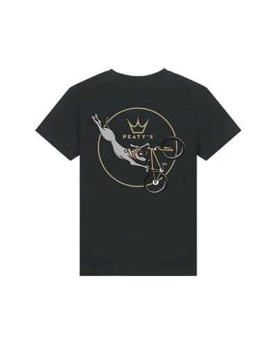 PEATY'S DĚTSKÉ TRIKO S KRÁTKÝM RUKÁVEM - SUPERDOG / BLACK (PKW-25-TEE-SUP-BLK)