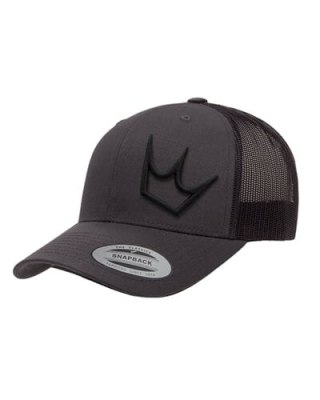PEATY'S PUBWEAR KŠILTOVKA TRUCKER CAP CROWN CHARCOAL / BLACK (PPW-CAP-CWN-CHB )