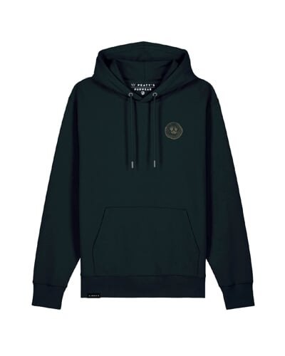 PEATY'S PUBWEAR MIKINA S KAPUCÍ TRAIL BUILD CREW / BLACK (PPW-25-HDY-TBC-BLK)