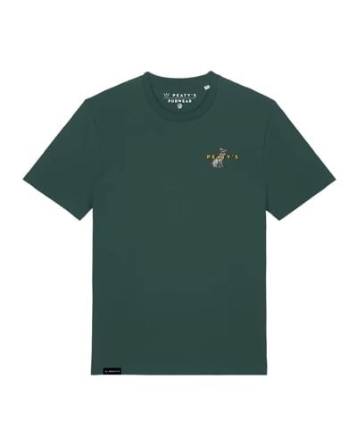 PEATY'S PUBWEAR TRIKO S KRÁTKÝM RUKÁVEM SUPERDOG / GLAZED GREEN (PPW-25-TEE-SUP-GLG)
