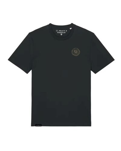 PEATY'S PUBWEAR TRIKO S KRÁTKÝM RUKÁVEM TRAIL BUILD CREW / BLACK (PPW-25-TEE-TBC-BLK)